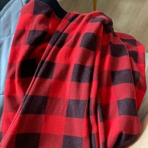 Old Navy Red and Black Plaid Sleepwear